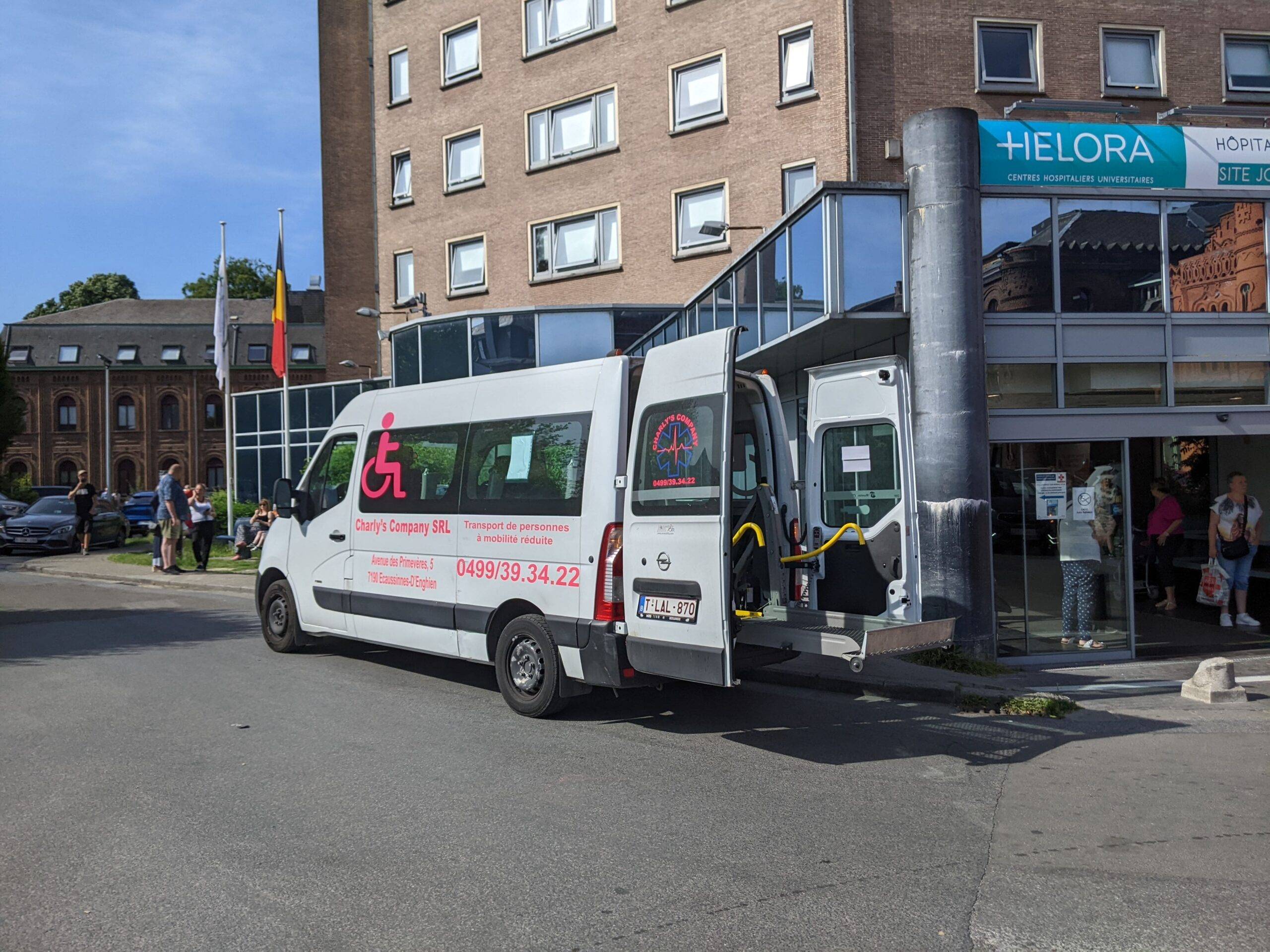 Transport ambulancier non urgent vers l'hôpital de Jolimont (La Louvière)